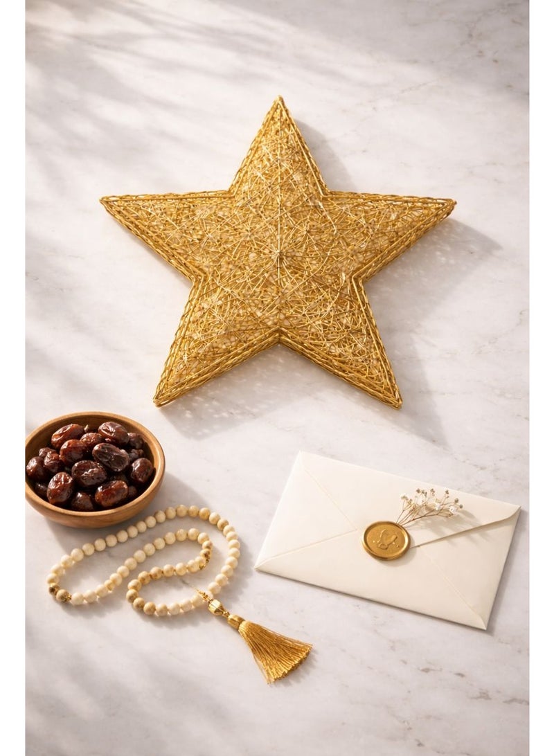 Home Care Star Lamp with Constant Warm Light, 30cm Hanging Decorative Light with 20 LEDs, Battery Operated - Image 5